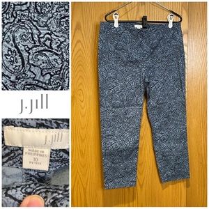 J. Jill Cotton-Blend Pants, Sz 10P